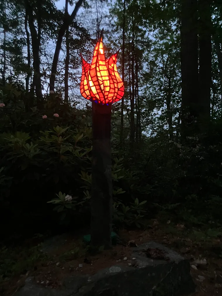 Tulip Torch, now photo
