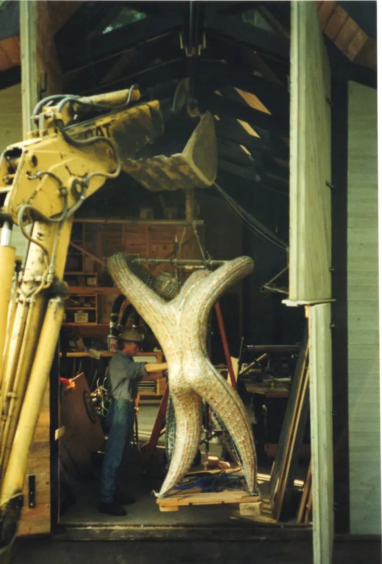 The Dancers, construction photo