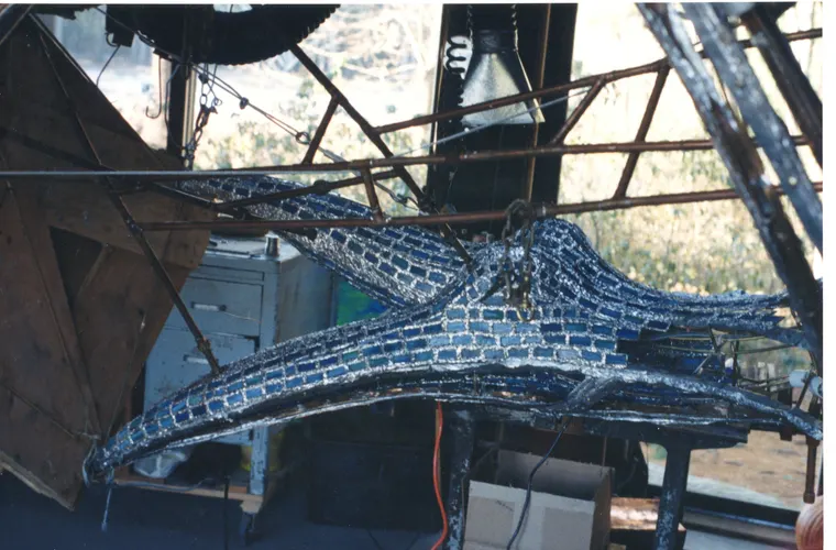 The Dancers, construction photo