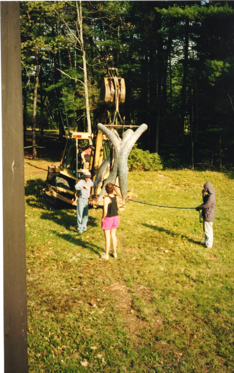 The Dancers, construction photo