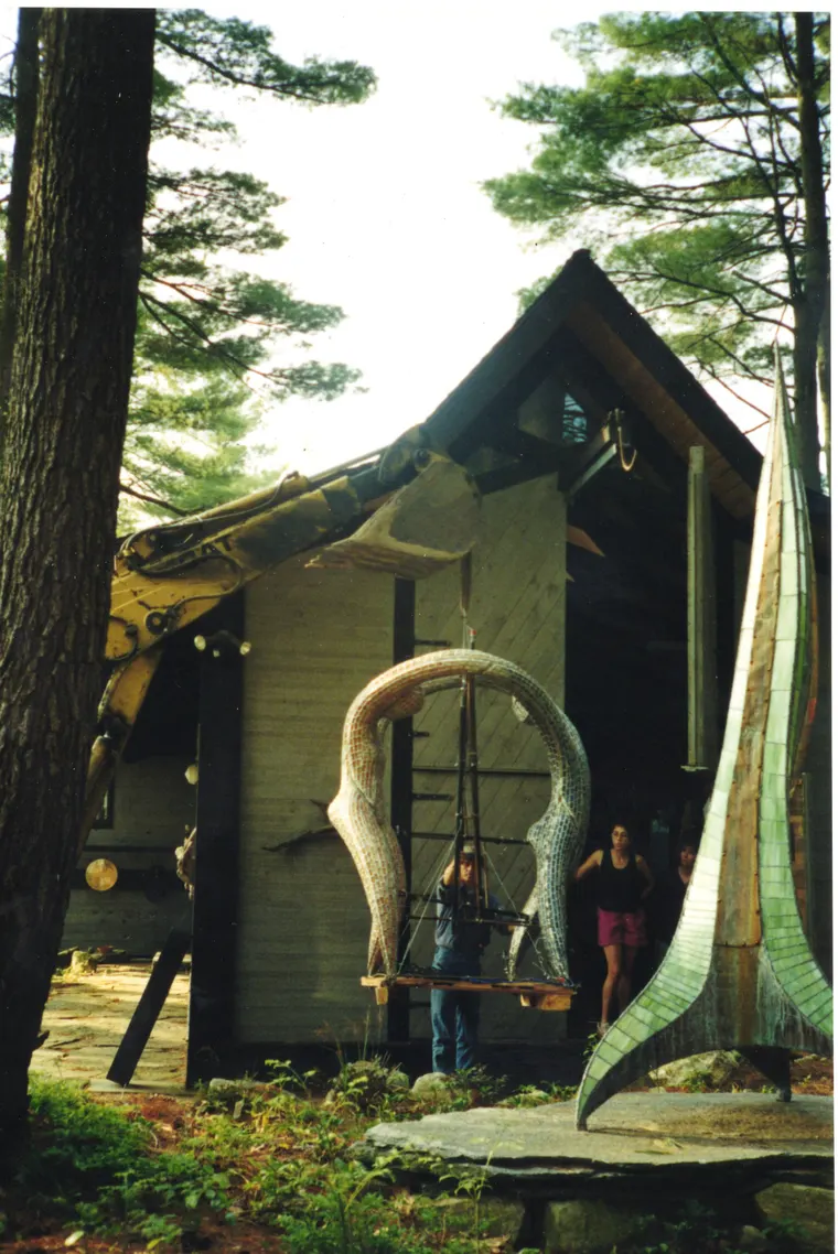 The Dancers, construction photo