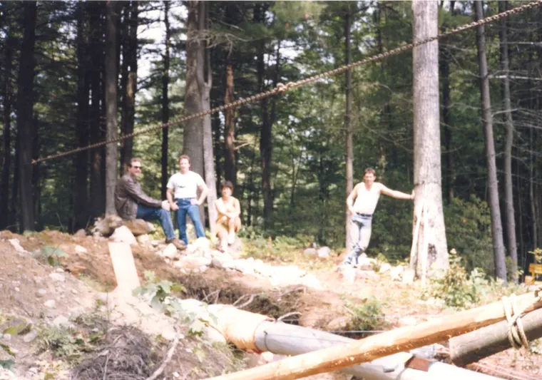 Jo Bird, construction photo