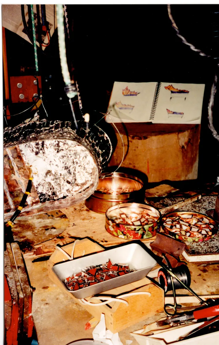 Shed Torch, construction photo