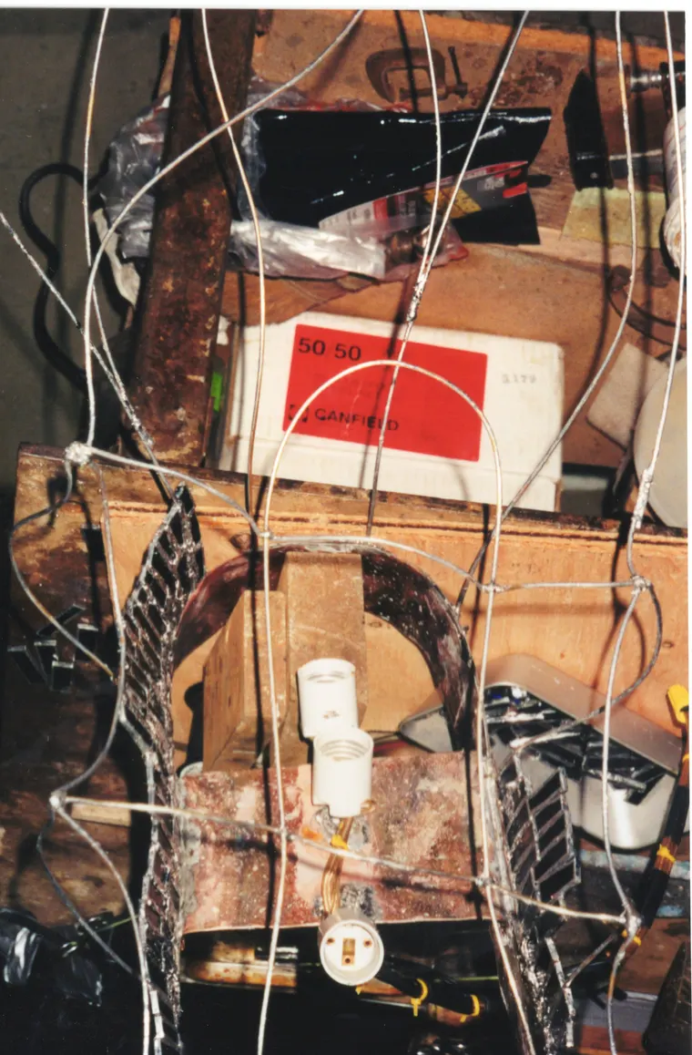 Shed Torch, construction photo