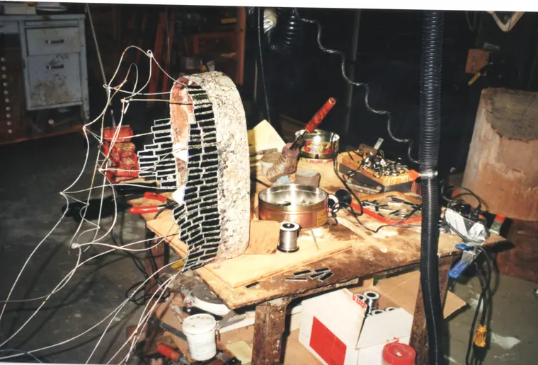 Shed Torch, construction photo