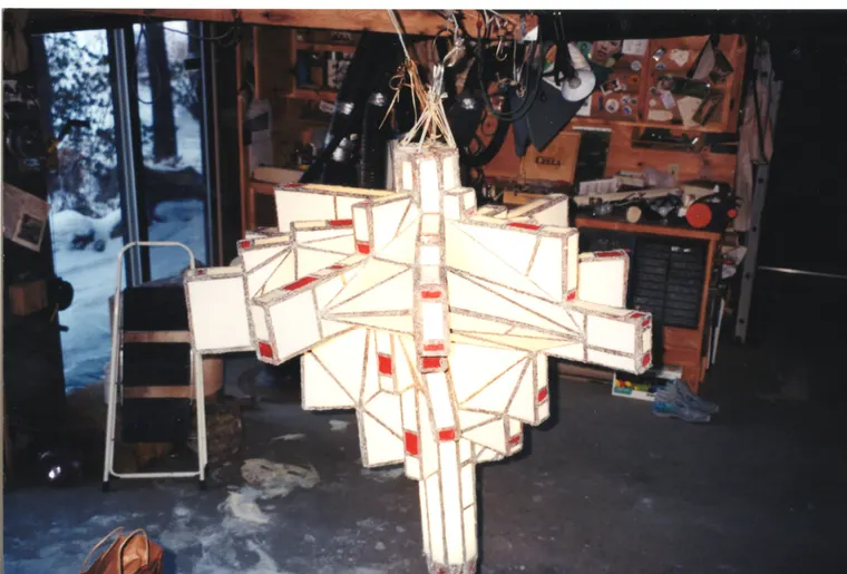 Four Stages of Evolution, construction photo