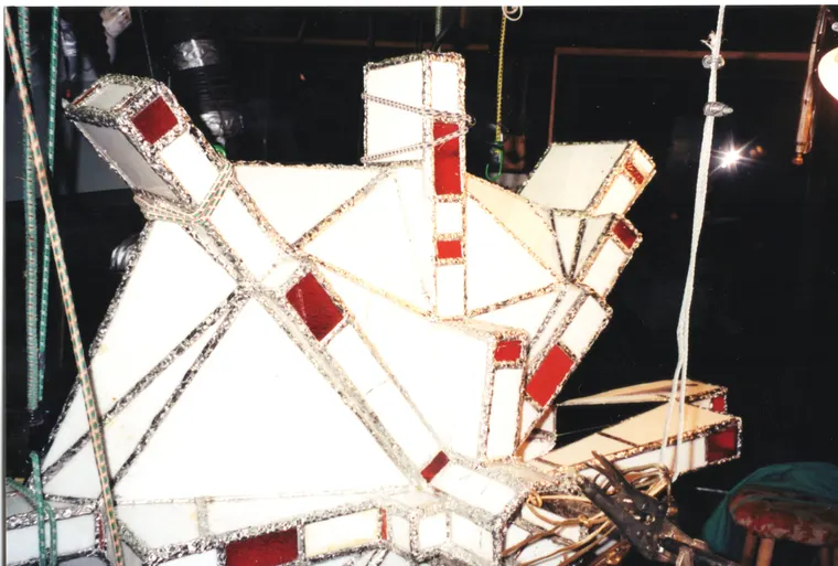Four Stages of Evolution, construction photo