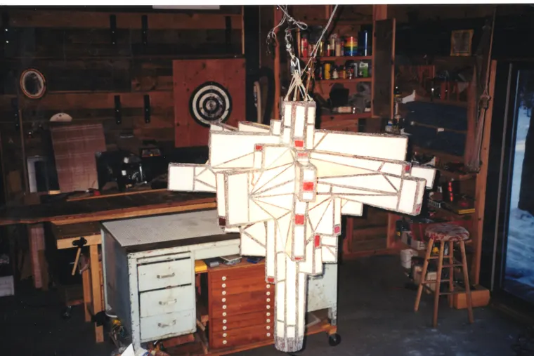 Four Stages of Evolution, construction photo