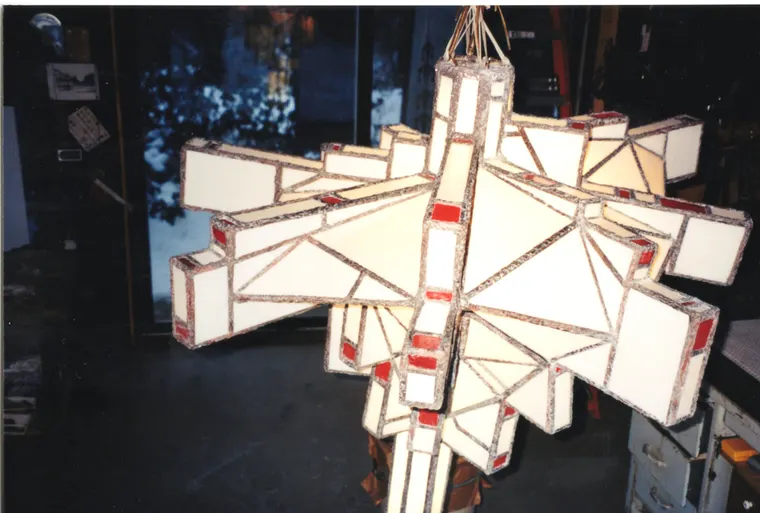 Four Stages of Evolution, construction photo