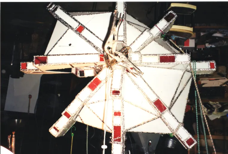 Four Stages of Evolution, construction photo