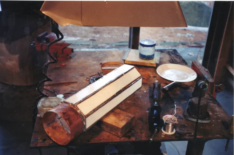 Four Stages of Evolution, construction photo