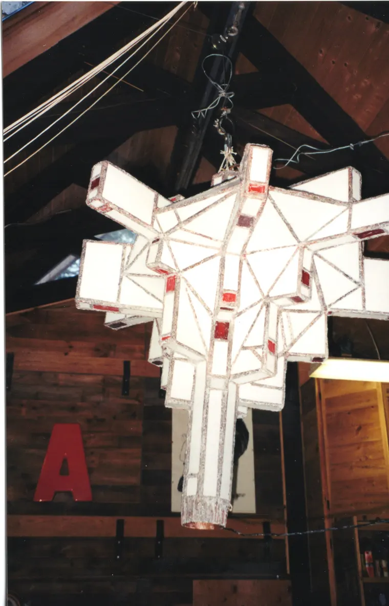 Four Stages of Evolution, construction photo