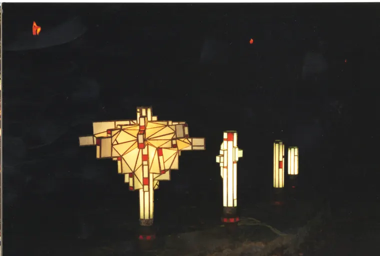 Four Stages of Evolution, construction photo