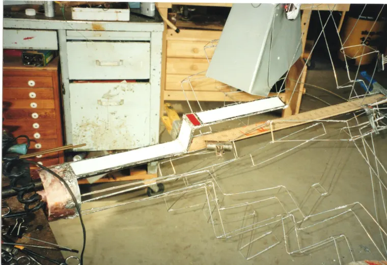 Four Stages of Evolution, construction photo